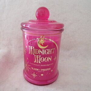 Bloom & Prosper Midnight Moon 15.7 oz Candle with Charm Rare